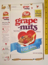 Empty Post Cereal Box 2005 GRAPE-NUTS Z6B40 - £9.10 GBP