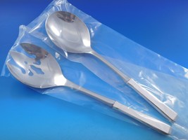 Craftsman by Towle Sterling Silver Salad Serving Set Pierced 10 1/2&quot; Custom - $2,715.74 MXN