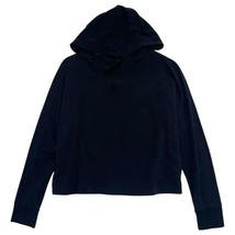 Beyond Yoga Hoodie Womens Medium Black Cropped Pullover Sweatshirt Modal... - $23.75