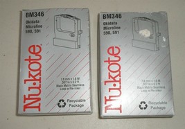 Lot Of 2 Unopened NU-KOTE BM346 Okidata Microline 590, 591 - £4.77 GBP