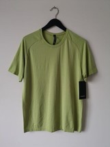 NWT LULULEMON NEMI/DWGN Lime Green Metal Vent Tech SS 2.0 Top Shirt Men&#39;... - $77.59
