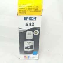 Epson 542 T542120S For ET5150 ET5880 Black EcoTank Refill Bottle Exp April 2028 - £20.45 GBP
