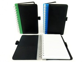 Double Ring Bound 80pp Notebook, Dual Pen Loop Lock, Choice of Colors, #... - £7.04 GBP