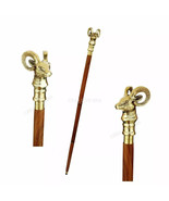 Vintage Goat Brass Handle Antique Style Victorian Cane Wooden Walking St... - €31,77 EUR Vintage Goat Brass Handle Antique Style Victorian Cane Wooden Walking St... - €31,77 EUR
