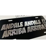 Engraved Andale Arriba Spanish Car Tag Diamond Etched Aluminum License P... - £15.64 GBP