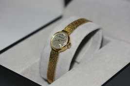 Vintage 18K Yellow Gold Jaeger LeCoultre Mechanical Hand-Wind Ladies Wrist Watch - £1,490.30 GBP