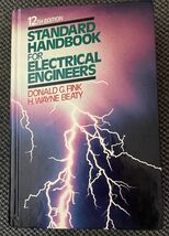 Standard Handbook for Electrical Engineers, 12th Edition by Donald G. Fink - €8,45 EUR