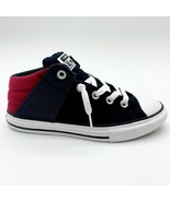 Converse CTAS Axel Mid Alley Black Red White Kids Casual Shoes 665356F - £33.45 GBP