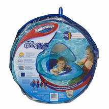 Swimways Baby Spring Float Sun Canopy - Blue Lobster/Pink Fish - £15.84 GBP