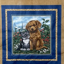 VIP Cranston 100% Cotton Puppy Dog Kitty Cat Panels Fabric Material Border Quilt - £10.90 GBP