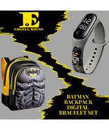 Batman Backpack and Digital Watch Set for Kids Based on DC Comics Charac... - £20.01 GBP