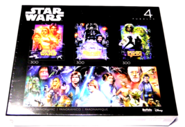 Star Wars Original Trilogy Jigsaw Puzzle 4 Pack 300 500 pcs Disney Buffalo new! - $12.82