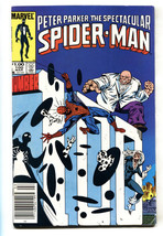 Spectacular Spider-Man #100 1985-Spot COMIC BOOK Newsstand - £22.59 GBP