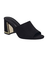 H Halston Womens Spain Block Heel Dress Sandals,Black,7 M - £77.74 GBP