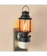 Night Light Lantern with Flickering Flame Lighted Indoor Lighting Home D... - £18.12 GBP