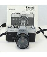 Canon FTb QL SLR Camera Lens Vivitar 28mm Wide Angle Tested Working &amp; Clean - €134,64 EUR