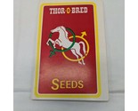 3.5&quot; X 5.5&quot; Vintage Thor-O-Bred Seeds Hybrids Data Memo Notebooks Illinois  - £18.56 GBP