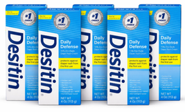 5x DESITIN Rapid Relief Zinc Oxide Diaper Rash Cream 4 oz - $22.76
