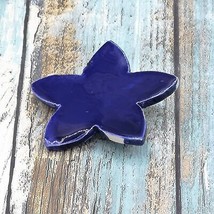 Broche étoile bleue brillante en céramique faite à la main pour femmes,... - £33.43 GBP