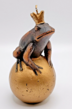 Frog Prince on Ball Candle 5 Inch Royal Froggy - $38.22