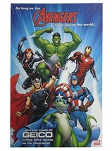Geico Avengers 11"x17" Original Promo Movie Poster Sdcc 2018 Marvel Custom - $19.59