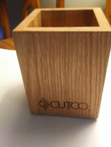 CUTCO Wooden Utensil Block Caddy - £18.67 GBP