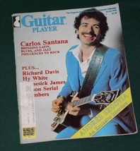 CARLOS SANTANA GUITAR PLAYER MAGAZINE VINTAGE 1978 RICHARD DAVIS HY WHITE - £15.84 GBP