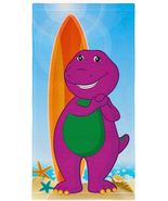 Barnie Beach Towel Measures 28 x58 Inches - $16.78