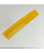 Vintage Goody Hair Dressing Comb Yellow 7.5&quot; USA Made 70s 80s Wide Fine ... - $20.86 CAD