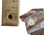 Disneyland Mickey Mouse Head Purple December Disney Mini Pin Vintage - £6.39 GBP