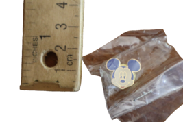 Disneyland Mickey Mouse Head Purple December Disney Mini Pin Vintage - £6.41 GBP