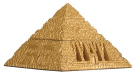 YTC Egyptian Pyramid Trinket Box Collectible Figurine Statue Figure - $74.38