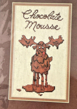 Dale Burdett Country Cross Stitch CHOCOLATE MOUSSE MOOSE 5x9 in. Kit CK172 - $13.98