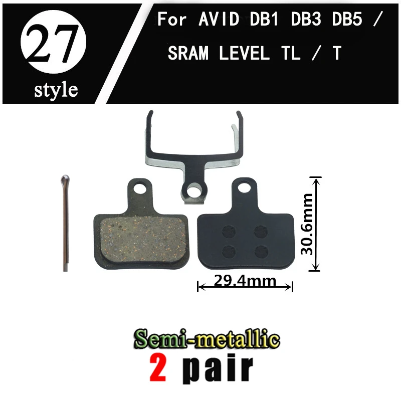 2 Pair Bicycle Disc Ke Pads For Sram Avid DB1 DB3 DB5 Level TL/T Mtb Mountain E- - $114.73