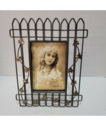 Picture Frame Fence Design Home Styles Hermitage Pottery Holds 3.5&quot; x 5&quot;... - $5.86