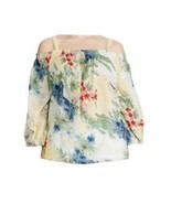 Chaps by Ralph Lauren Womens Plus Tropical Off The Shoulder Blouse Top 1... - £31.78 GBP