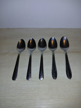 Lot Of 5 Oneida Thor Spoons PARADE &amp; OH129 Stainless Flatware 6 Inch USA Made  - $19.37