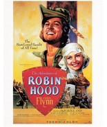 Adventures of Robin Hood Errol Flynn Classic Poster Print 8 x 10 15/16 i... - £11.64 GBP