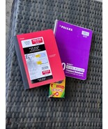 Lot of 1 Spiral Notebook1 / 1 Composition Notebook /24 Crayons - $209.82 MXN