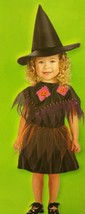 Bewtiching Pumpkin Patch Witch Girls Halloween Costume Toddler Size 3T-4T - £18.10 GBP