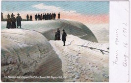 Postcard Ice Mountain Over Prospect Point First Formed 1904 Niagara Falls - £3.10 GBP