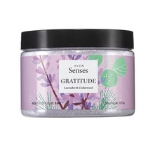 Avon Senses Gratitude Lavender &amp; Cedarwood Luxurious Bath Salts, 12.5 oz - New - £18.67 GBP