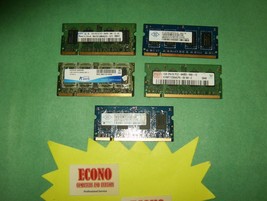 A Lot of 5 Memory Chips (5x1GB) DDR2 PC2-6400S - $14.84