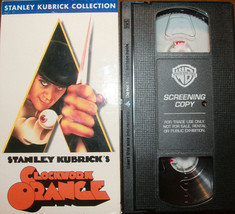 Stanley Kubrick&#39;s A Clockwork Orange  VHS  Screening Copy - £19.45 GBP