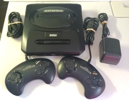 Sega Genesis Console Model MK-1631 System + Power Cable + 2 Controllers TURNS ON - £36.54 GBP