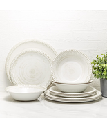 French Country House Dinnerware Set Made of Melamine Plastic, 12 Piece  - $32.08