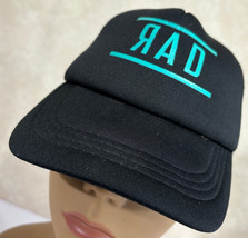 RAD Youth Kids Black Snapback Trucker Baseball Cap Hat - £6.89 GBP