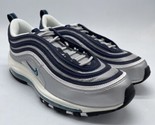 Nike Air Max 97 Metallic Silver Blue DM0028-001 Men’s Size 9.5 - £95.54 GBP