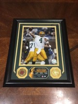 Brett Farve 400th Career Touchdown Game Used Ball 24k Gold Coins Photo Y4 - £66.02 GBP