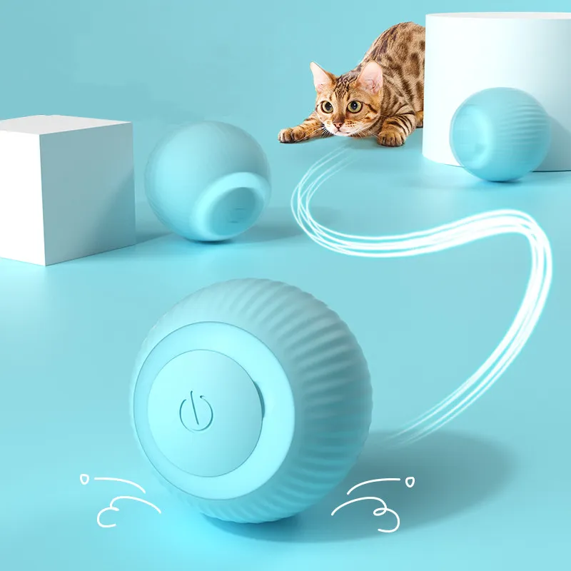  automatic rolling smart cat toys interactive for cats training self moving kitten thumb155 crop